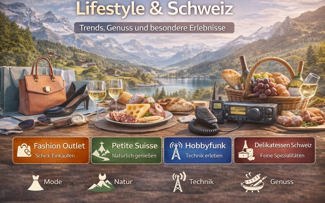 Lifestyle und Schweiz: Trends, Genuss und besondere Erlebnisse